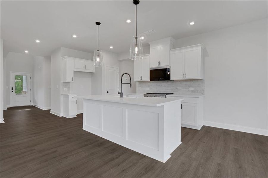 Furnished interior view inside a new home in Easton Walk, Lawrenceville (Image 5).