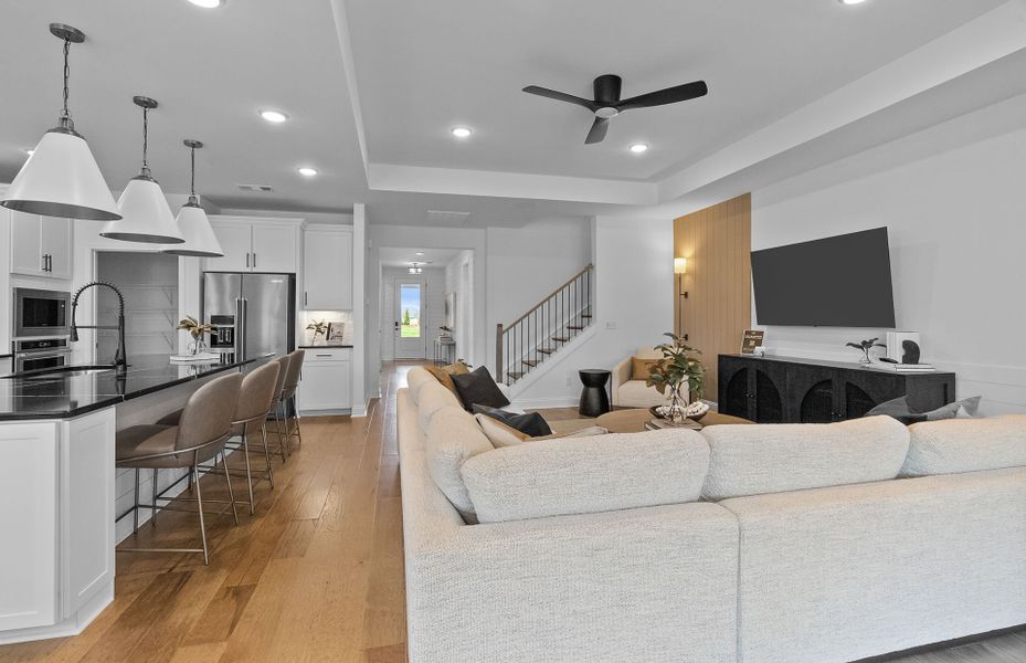 Representative furnished interior of a home built from the Prestige by John Wieland in Treymor, Mount Juliet (Image 19).
