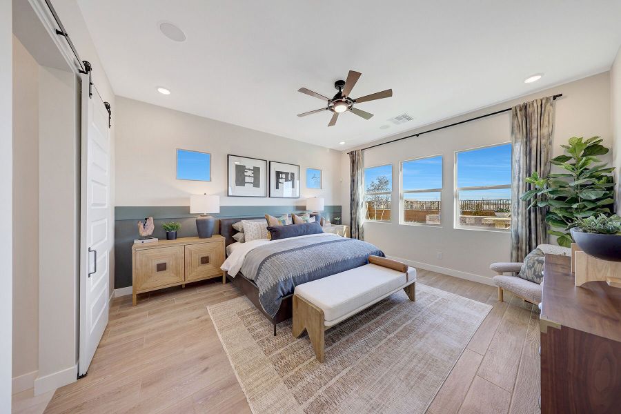Representative furnished interior of a home built from the Garnet by Mattamy Homes in Tierra Vistoso, Surprise (Image 32).