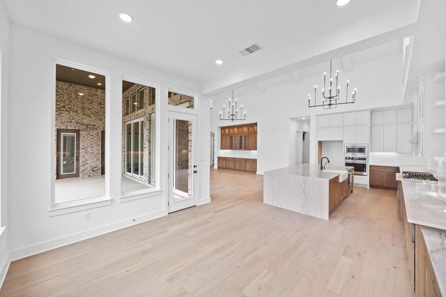 Spacious, unfurnished interior of a new home in Parkside On The River, Georgetown (Image 27).