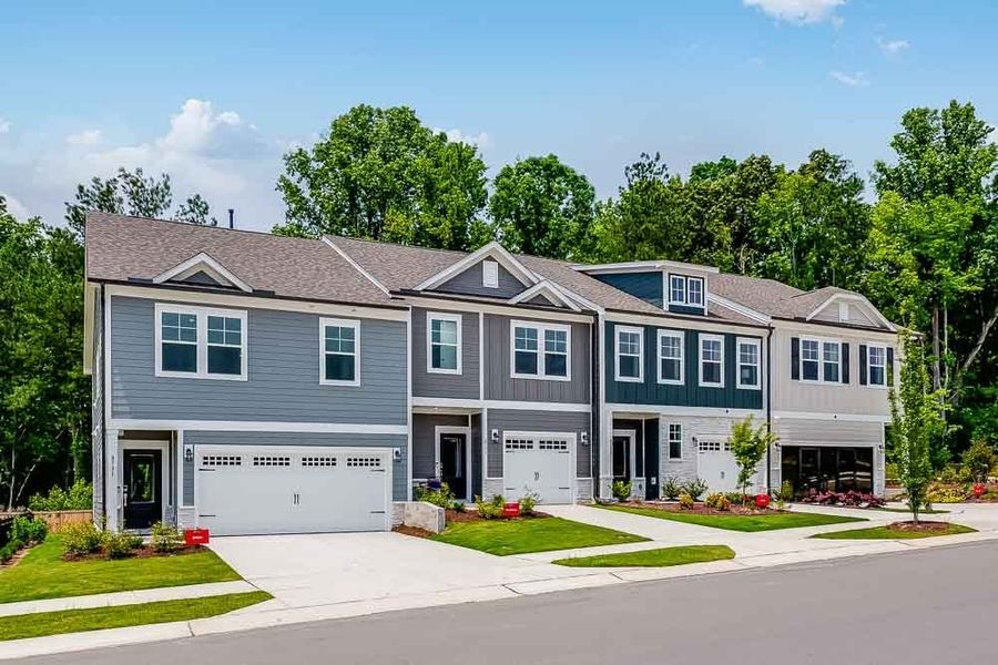 Representative exterior photo of a completed home built from the Magnolia by Taylor Morrison in Forestville Station, Wake Forest, NC (Image 1).
