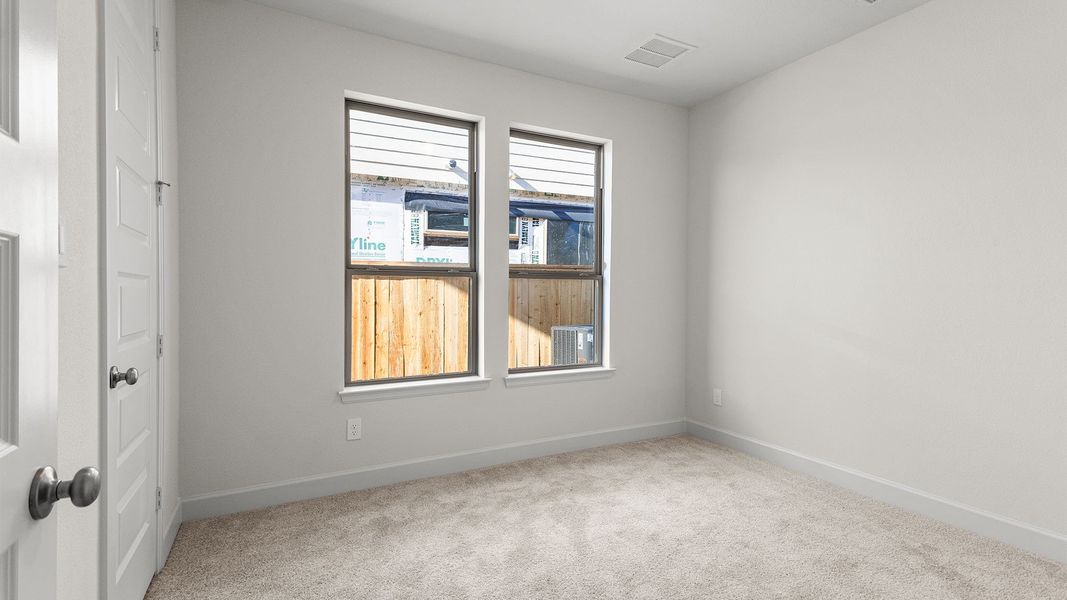 Spacious, unfurnished interior of a new home in Bridgeland, Cypress (Image 11).