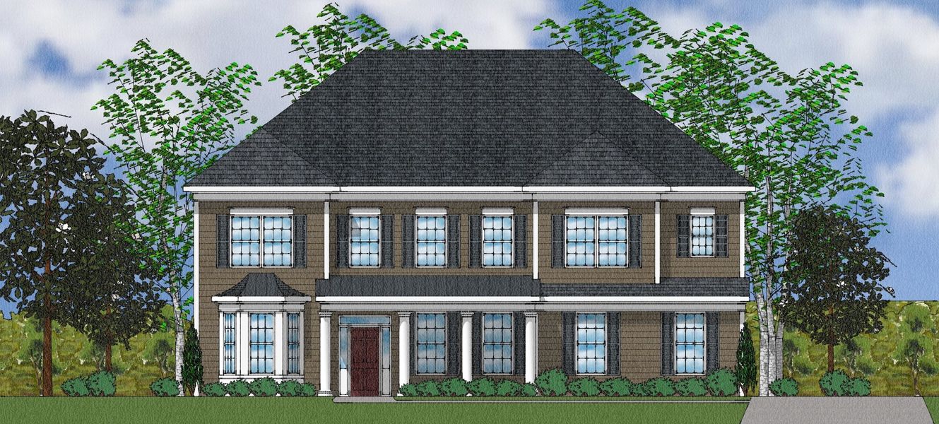 Representative exterior photo of a completed home built from the McKenna II - Elite Collection by Mungo Homes in Suter Estates, Easley, SC (Image 15).
