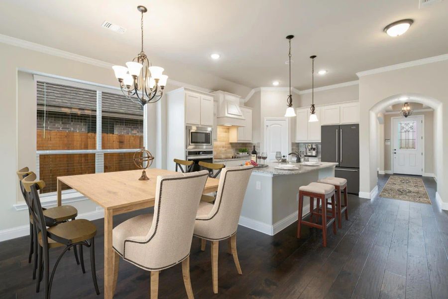 Nook to Kitchen | Concept 2086 at Redden Farms - Classic Series in Midlothian, TX by Landsea Homes