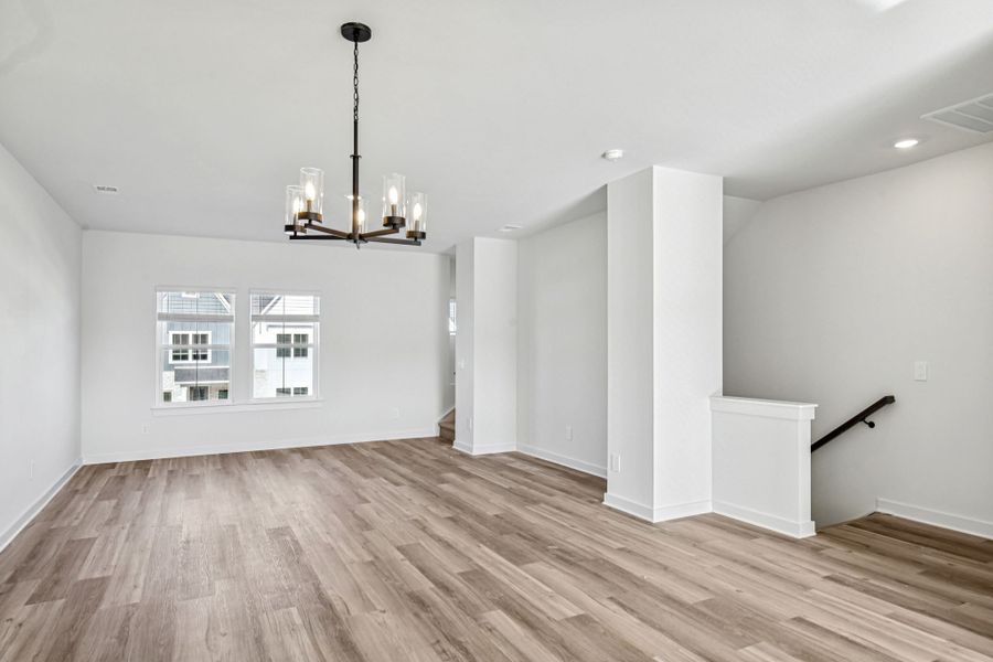 Spacious, unfurnished interior of a new home in Greystone - Highland Townhomes, Smyrna (Image 12).