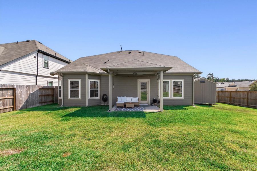 Exterior details and patio area of a home in Lone Star Landing, Montgomery (Image 25).
