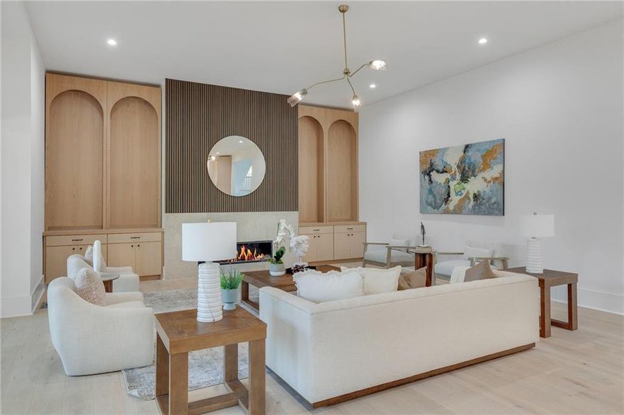 Furnished interior view inside a new home in , Atlanta (Image 28).