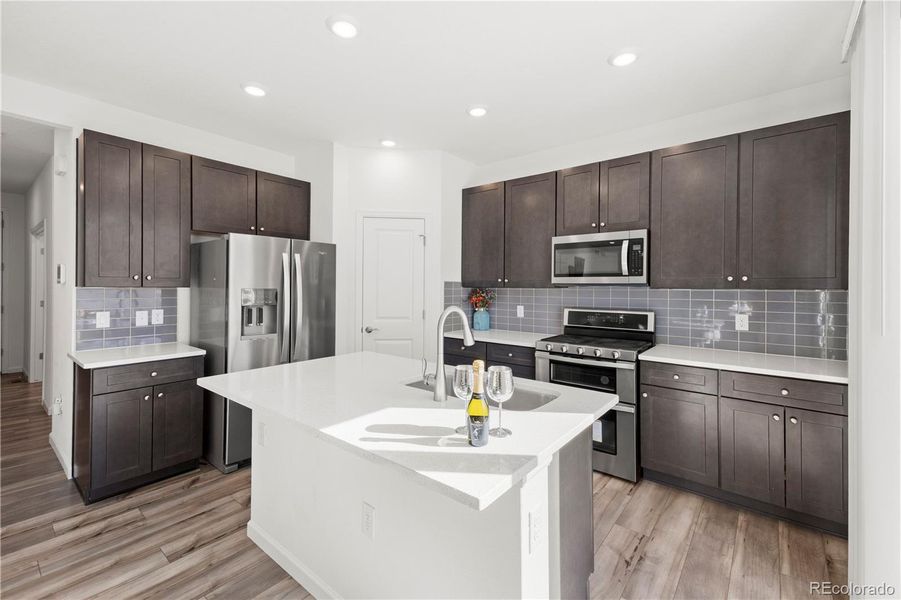 Furnished interior view inside a new home in Anthology North, Parker (Image 12).