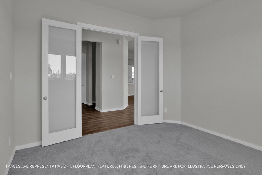 Spacious, unfurnished interior of a new home in Sunterra 50s, Katy (Image 15).