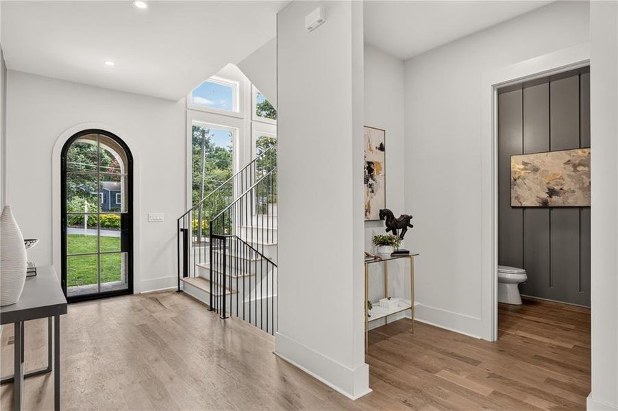 Furnished interior view inside a new home in , Atlanta (Image 10).