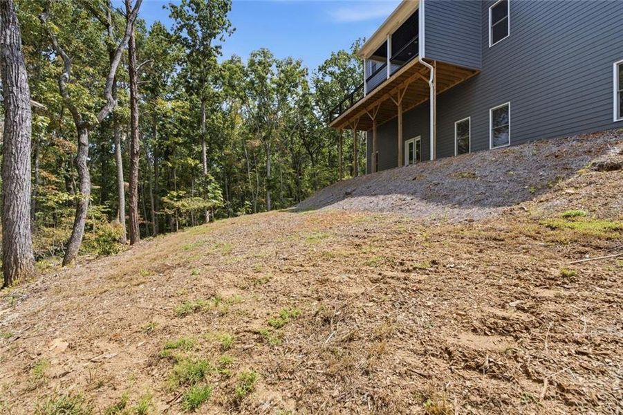 Exterior details and patio area of a home in , Ball Ground (Image 35).