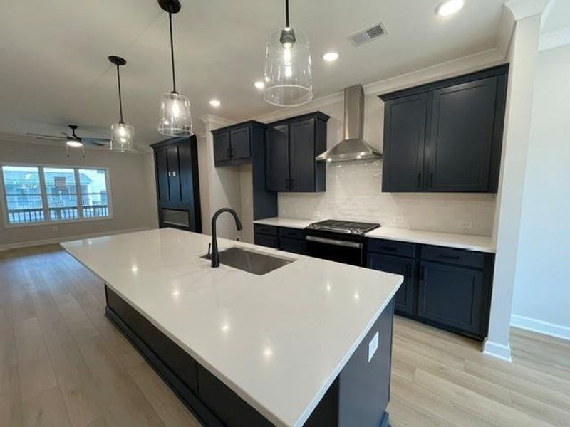 Furnished interior view inside a new home in Townes at South Main, Kennesaw (Image 9).
