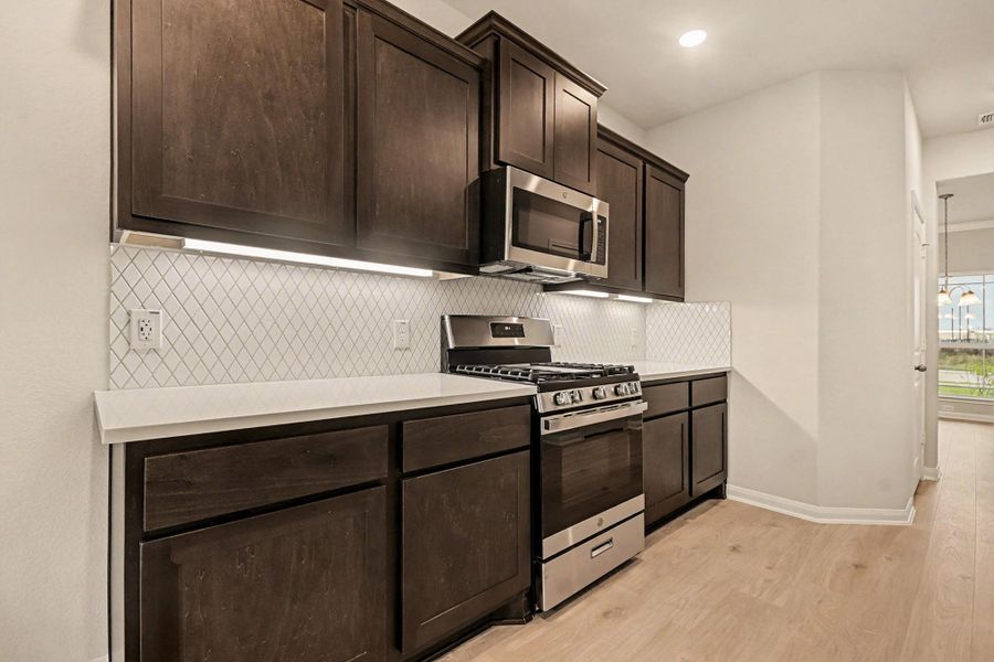 Furnished interior view inside a new home in , Bay City (Image 12). Furnished interior view inside a new home in , Bay City (Image 12).