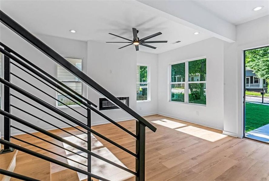 Furnished interior view inside a new home in , East Point (Image 23). Furnished interior view inside a new home in , East Point (Image 23).