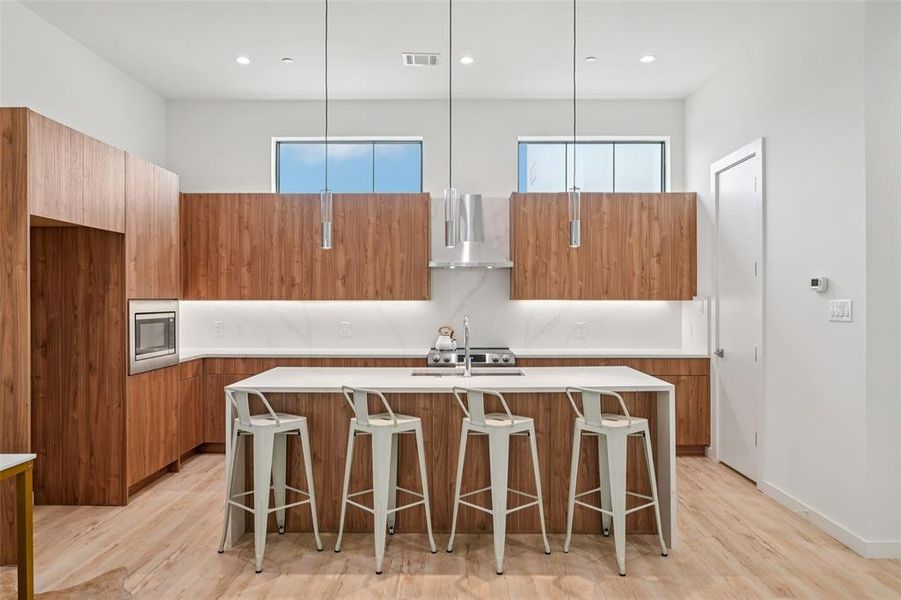 Furnished interior view inside a new home in , Dallas (Image 36).