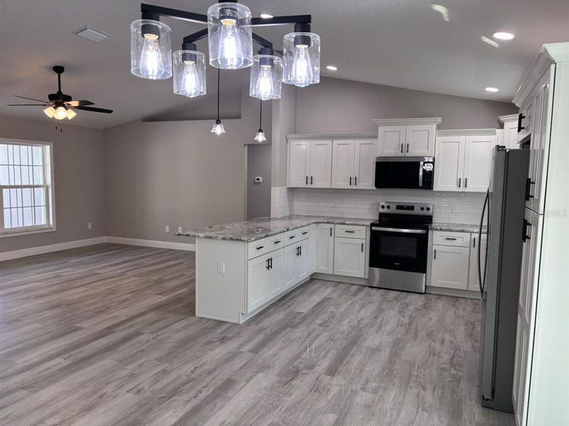Furnished interior view inside a new home in , Citrus Springs (Image 9).
