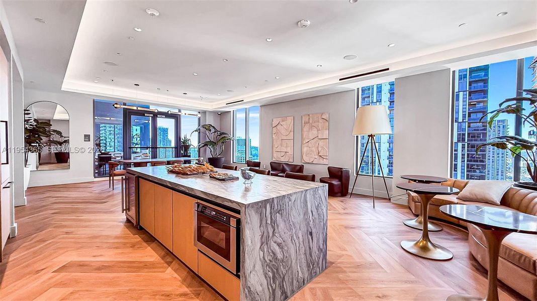 Kitchen-dining for residents