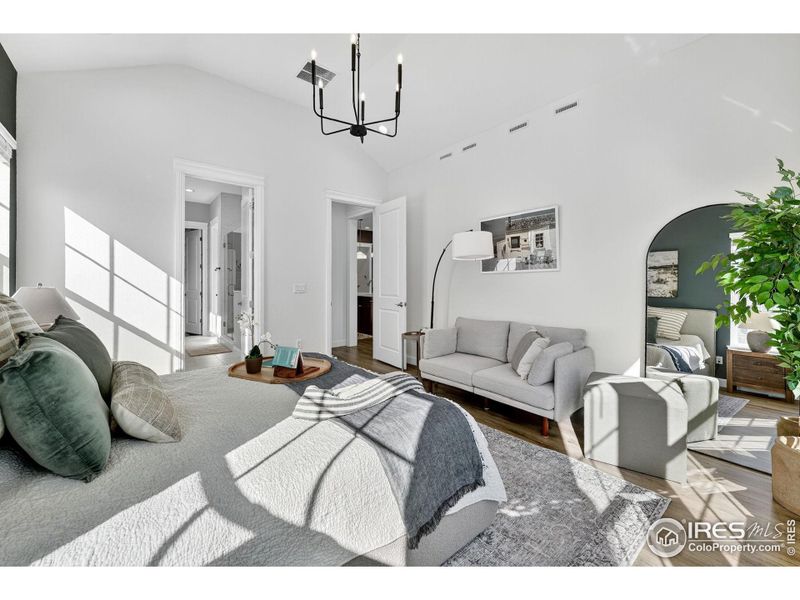 Furnished interior view inside a new home in Westerly, Erie (Image 34).