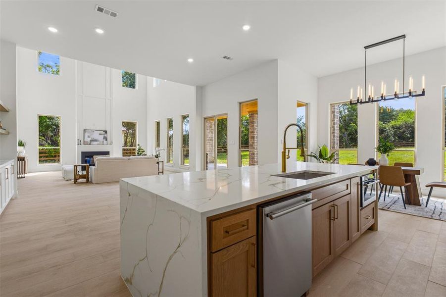 Furnished interior view inside a new home in , Rowlett (Image 18).