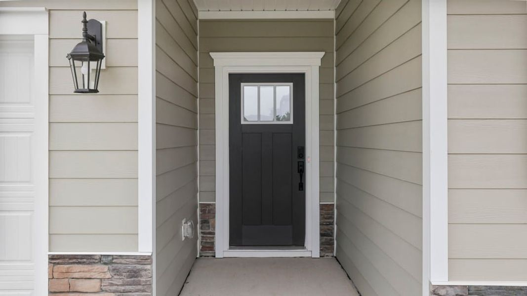 Exterior details and patio area of a home in Harrison Valley, Simpsonville (Image 3).