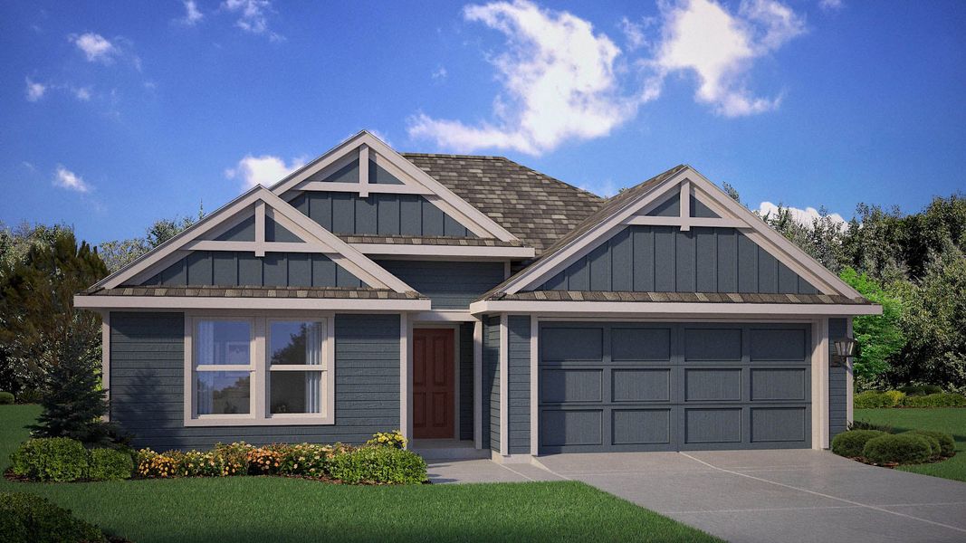 Representative exterior photo of a completed home built from the TEXAS CALI by D.R. Horton in Longhorn Estates, Fort Worth, TX (Image 22). Representative exterior photo of a completed home built from the TEXAS CALI by D.R. Horton in Longhorn Estates, Fort Worth, TX (Image 22).