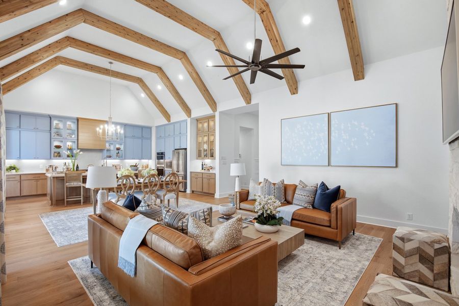 Representative Family Room - some options shown Representative Family Room - some options shown