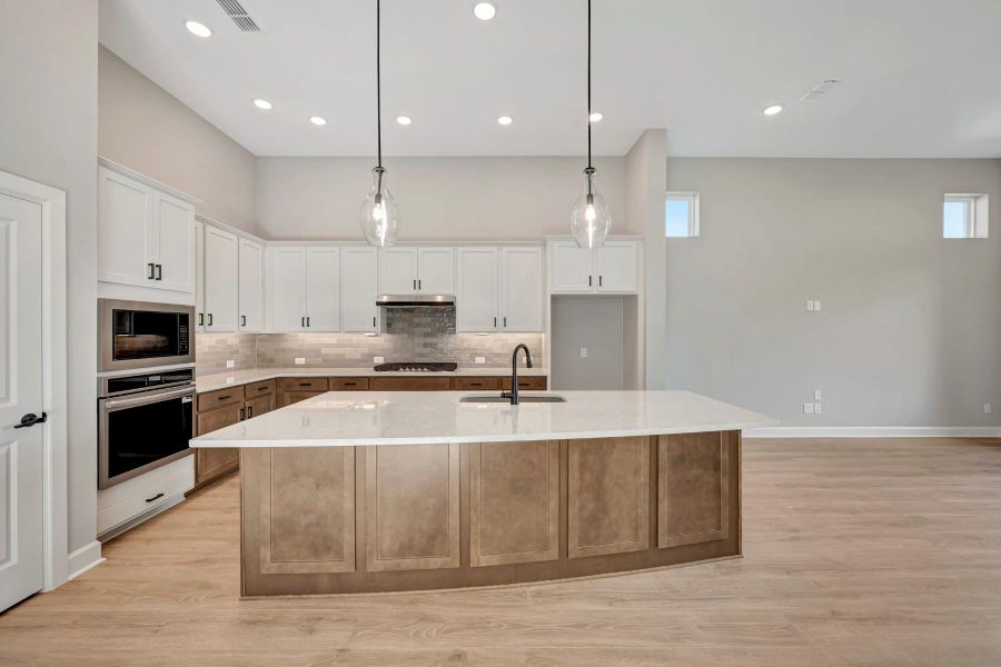 Furnished interior view inside a new home in Pomona 45' Homesites, Manvel (Image 8).