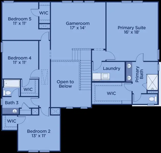 2D floor plan layout for the The Madison by UnionMain Homes in Pickens Bluff, Hiram, GA (Image 4). 2D floor plan layout for the The Madison by UnionMain Homes in Pickens Bluff, Hiram, GA (Image 4).