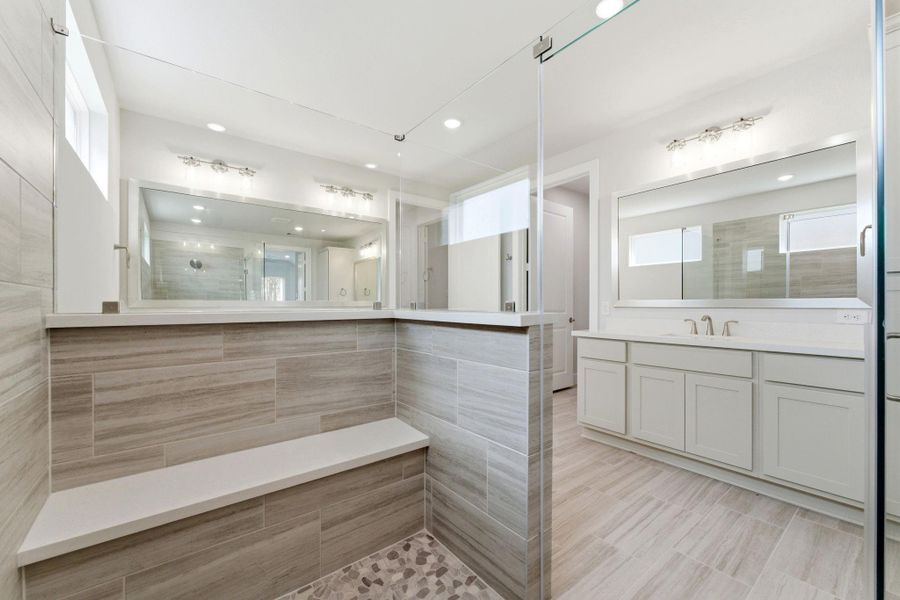 Furnished interior view inside a new home in The Highlands, Porter (Image 16).