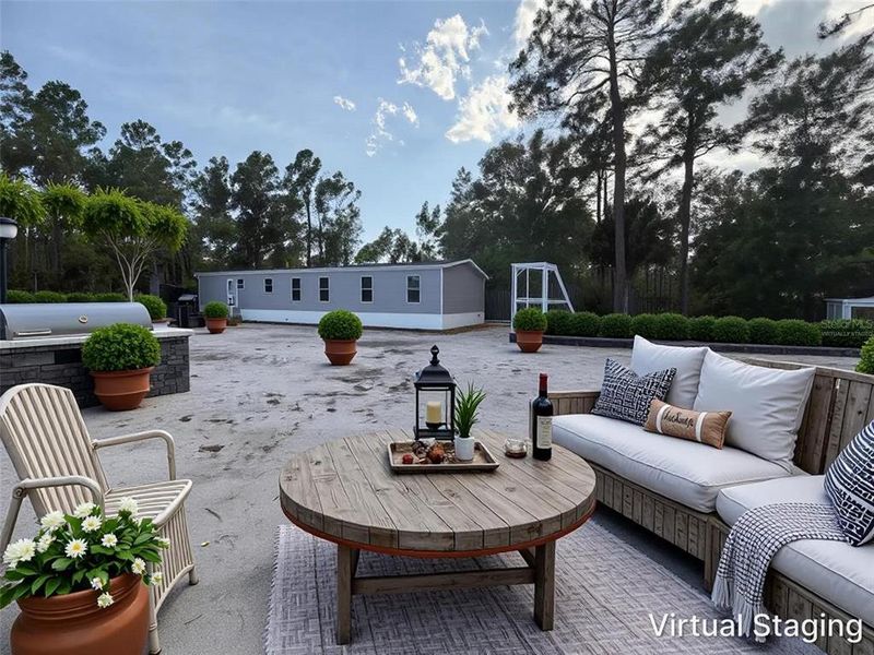 Exterior details and patio area of a home in , Interlachen (Image 24).
