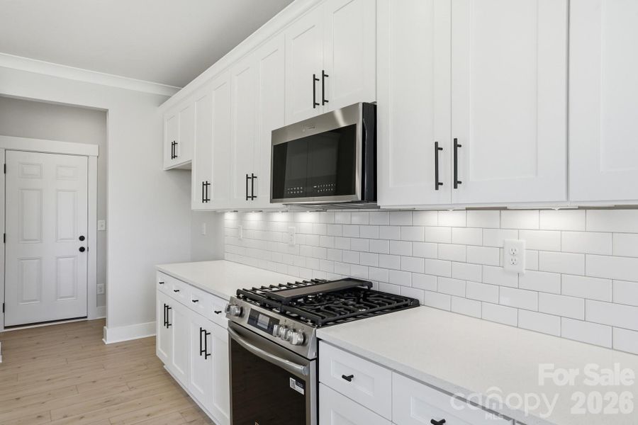 Furnished interior view inside a new home in Blythe Mill Townhomes, Waxhaw (Image 15).