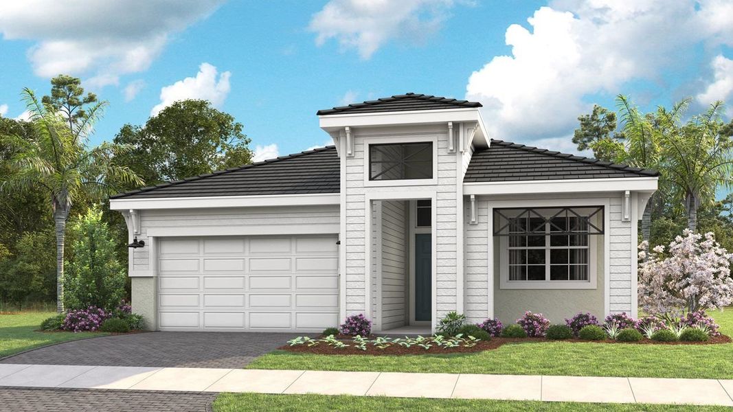 Florida Vernacular Elevation Florida Vernacular Elevation