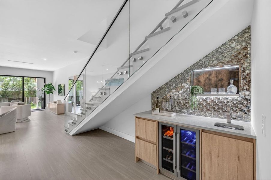 Furnished interior view inside a new home in , Fort Lauderdale (Image 56).