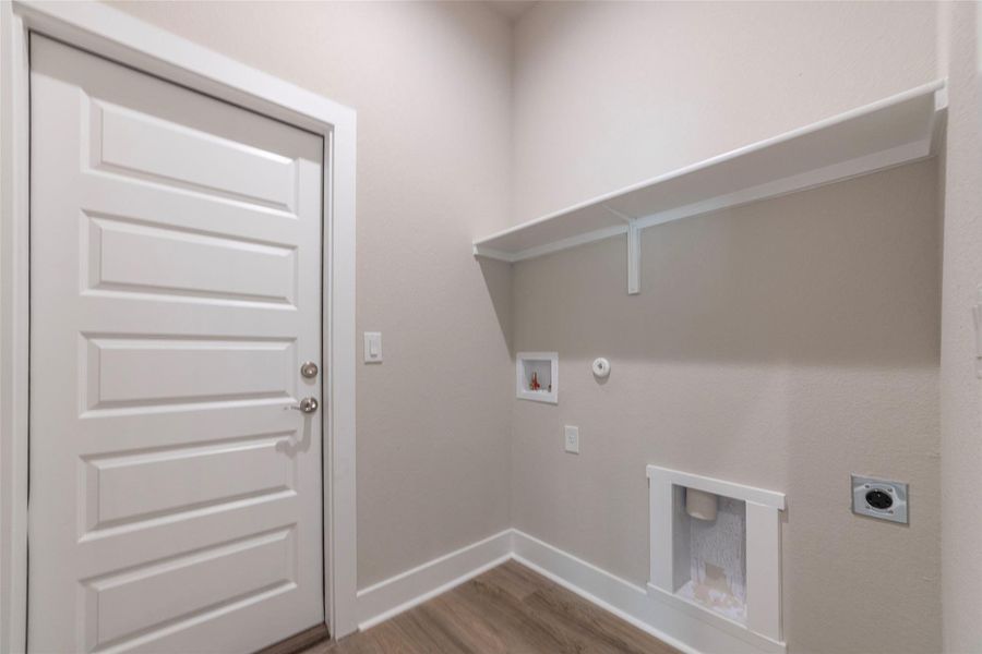 Laundry area