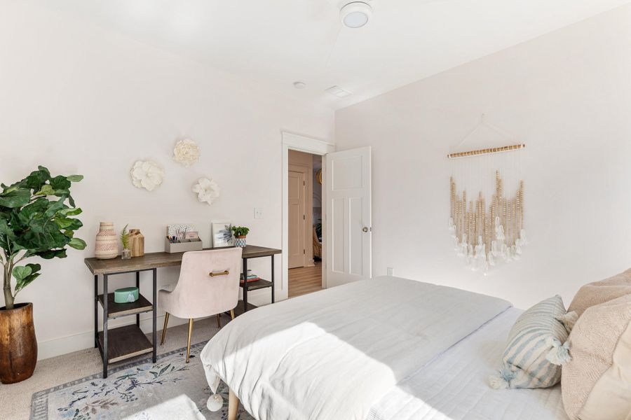 Furnished interior view inside a new home in Central Park, James Island (Image 28).