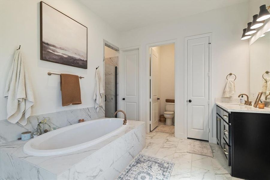 Furnished interior view inside a new home in Cambridge Crossing 50', Celina (Image 23). Furnished interior view inside a new home in Cambridge Crossing 50', Celina (Image 23).