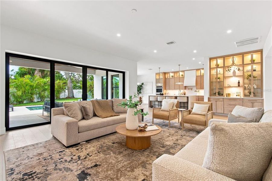 Furnished interior view inside a new home in , Tampa (Image 57).