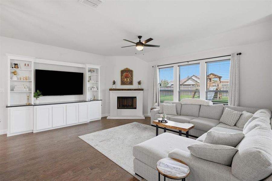 Furnished interior view inside a new home in Abe's Landing, Granbury (Image 25).