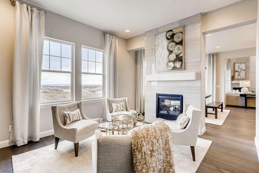 Representative furnished interior of a home built from the Vail by Taylor Morrison in The Reserve at Looking Glass Destination Collection, Parker (Image 12).