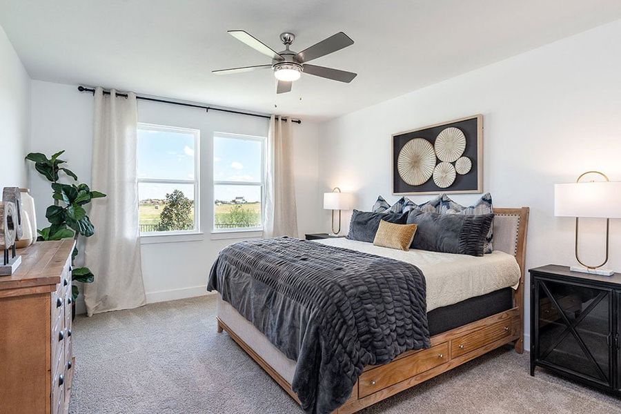 Representative furnished interior of a home built from the Trinity by Taylor Morrison in Emory Crossing 50s, Hutto (Image 11). Representative furnished interior of a home built from the Trinity by Taylor Morrison in Emory Crossing 50s, Hutto (Image 11).