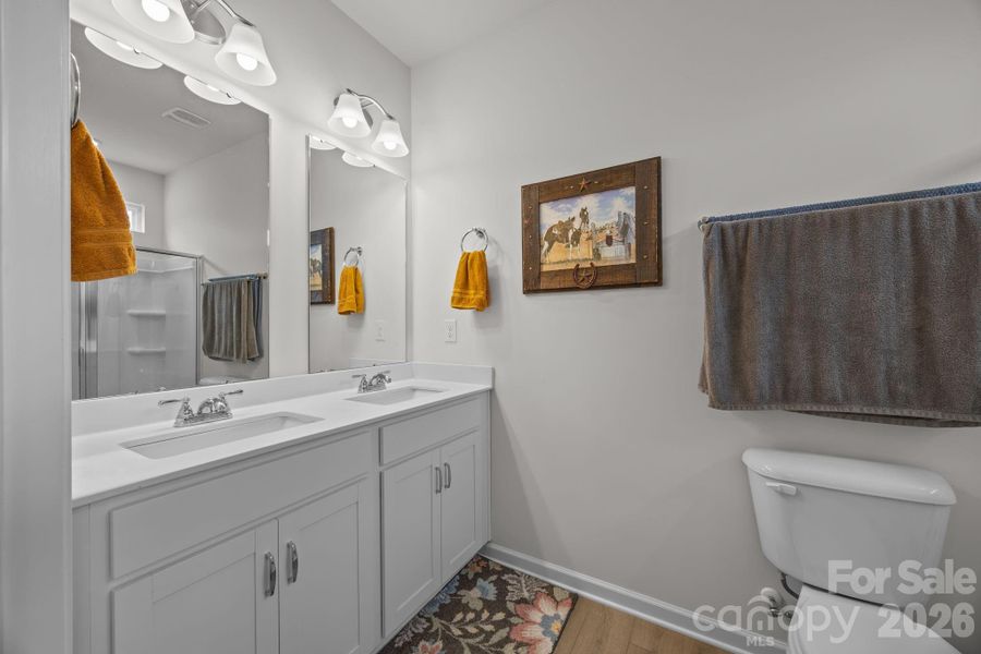 Furnished interior view inside a new home in Country Club Village, Salisbury (Image 16).