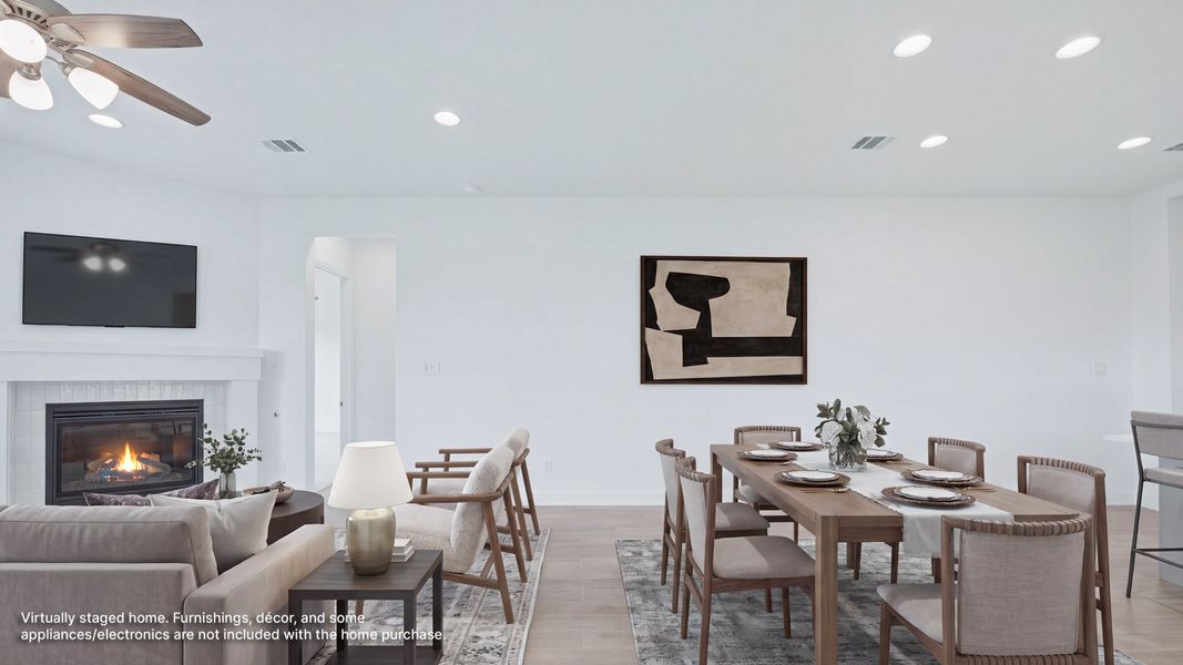 Furnished interior view inside a new home in Ramble, Celina (Image 7).