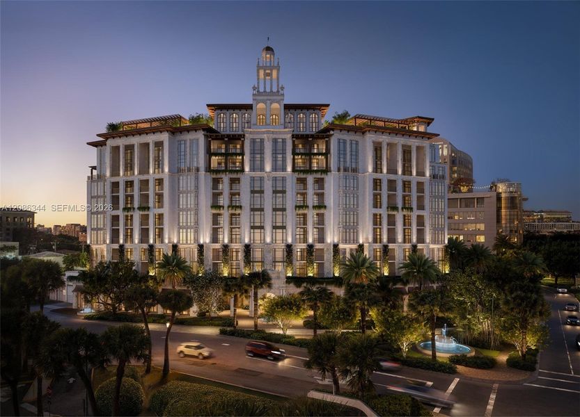 Condo located in Coral Gables, FL showcasing its design and architecture (Image 13). Condo located in Coral Gables, FL showcasing its design and architecture (Image 13).