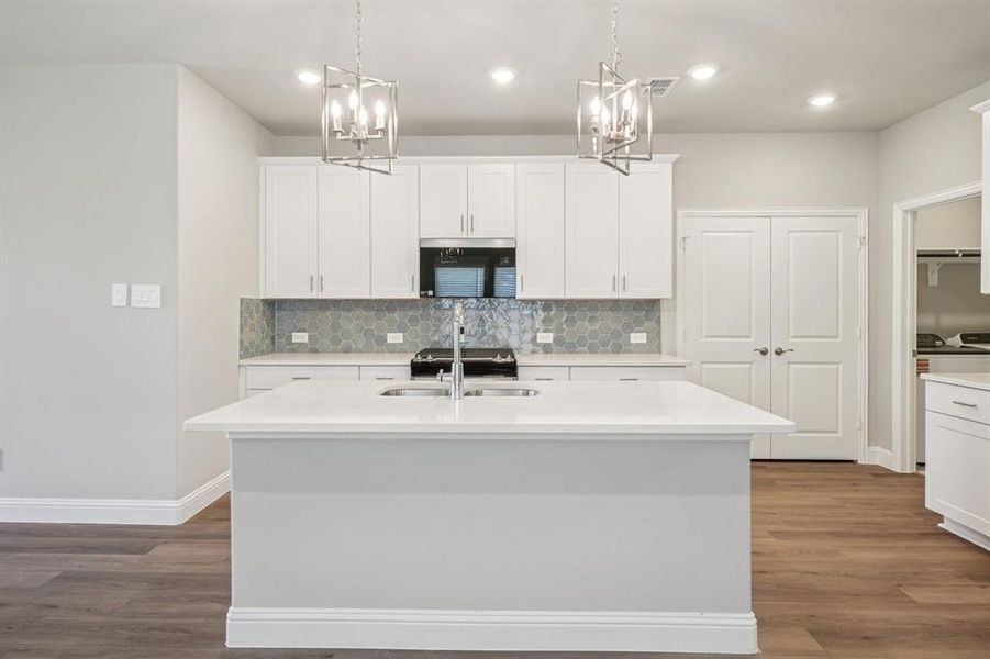Furnished interior view inside a new home in Simpson Crossing - Spring Series, McKinney (Image 16).