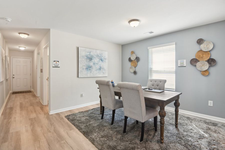 Representative furnished interior of a home built from the Benjamin by Great Southern Homes in Canopy Of Oaks, Sumter (Image 10).