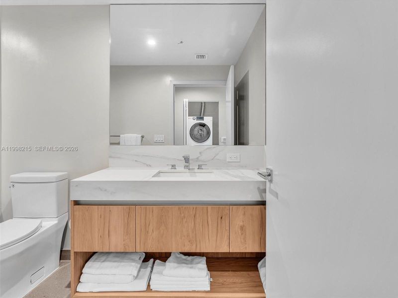 Furnished interior view inside a new home in , Miami (Image 11).