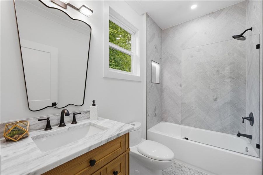 Furnished interior view inside a new home in , Marietta (Image 19).