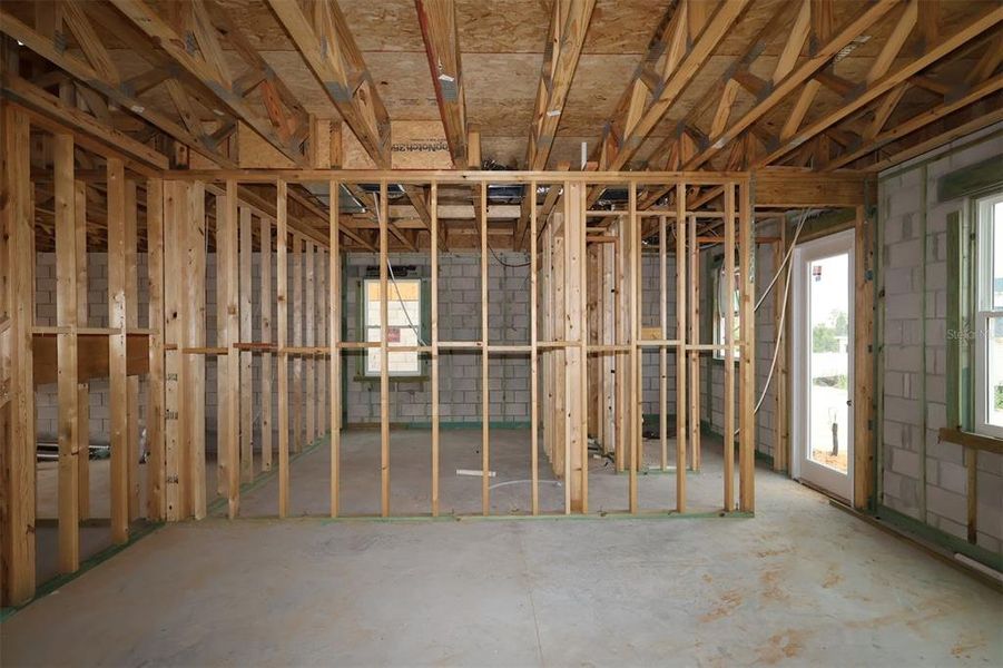 In-progress construction of a new home in Lake Star at Ovation, Winter Garden, FL (Image 7).