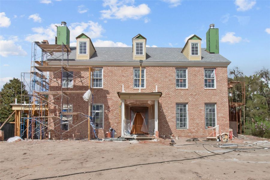 Construction 3/6/26 - Note: Brick will be painted white