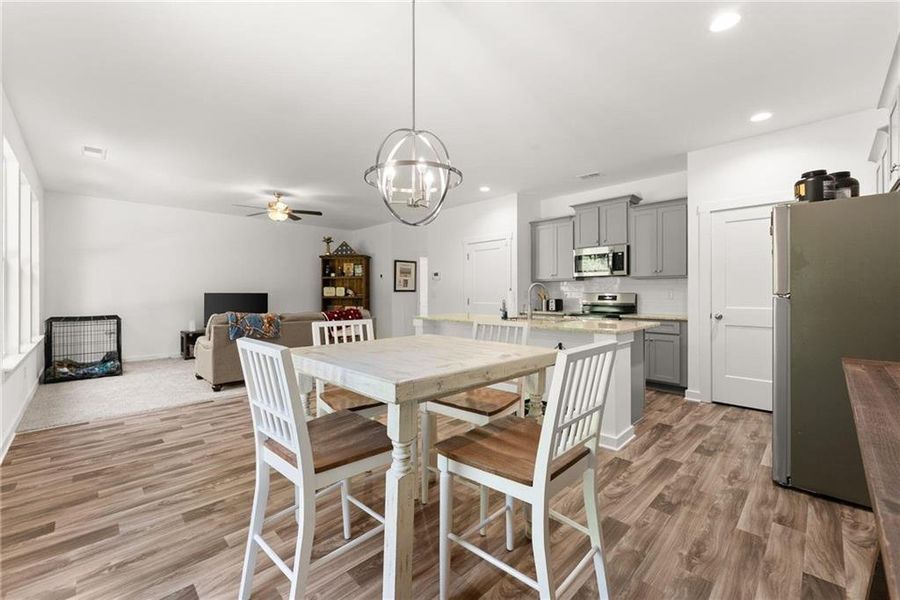 Furnished interior view inside a new home in Ellington Farms, Statham (Image 18).